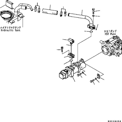 ΠΑΜΠΑ ΚΟΣΣΙΣ 705-56-26081 KOMATSU ΤΟΥΡΚΟΥ φορτωτές WA200 WA200PT