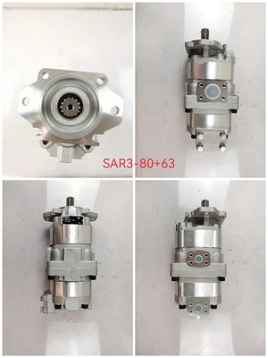 Η αντλία υδραυλικών μετατροπών KOMATSU LOADER 705-56-34100 SAR3-80+63-WA420-1C