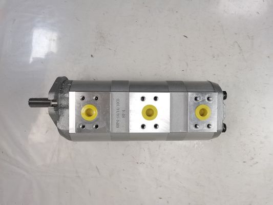 Υδραυλική αντλία γραναζιών υψηλής απόδοσης KHP4-14+14+10CD με ισχύ 11KW, παροχή 1060lpm και πίεση 160kPa-250kPa, Υδραυλικά εξαρτήματα γεωργικών μηχανημάτων