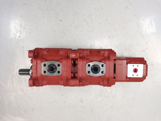 Ατσάλι από ανοξείδωτο χάλυβα KYB αντλία γρανάζων KYB51100-KRP4 27+17-4(1) Μεσαία υδραυλική αντλία γρανάζων υψηλής πίεσης για κατασκευαστικό εξοπλισμό Kawasaki