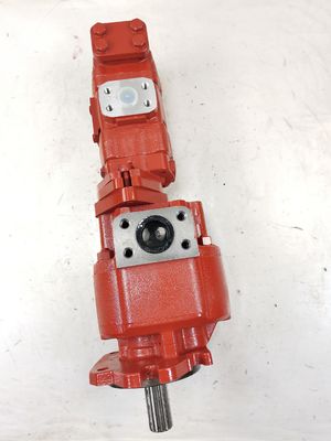 Σιδηροαλουμίνιο ανοξείδωτο ατσάλι NABCO Gear Pump NABCO-60+45+22-15T-C4-L Υδραυλική αντλία γραναζιών μέσης υψηλής πίεσης για εξοπλισμό κατασκευών Kawasaki