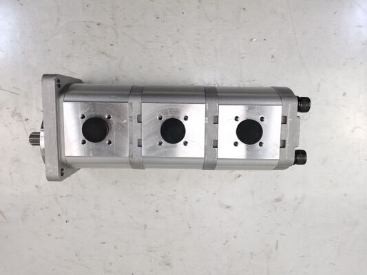 Υδραυλική αντλία 3 σταδίων 16+16+16-10T-R Υψηλής ποιότητας υλικά σιδήρου και αλουμινίου