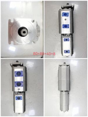4 σταδίων υδραυλική αντλία τροχών 80+80+40+8 Υψηλής ποιότητας υλικά σιδήρου και αλουμινίου