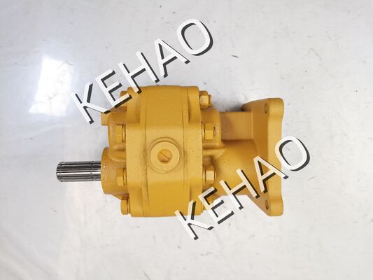 07431-11400/07446-66200/17441-67502/07443-67503 for D85/D15D65 Bulldozer Pump Cast Iron Hydraulic Gear Pumps Yellow High Rate of Flow