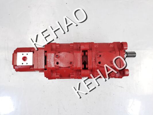 NABCO Hydraulic Gear Pump NABCO-15TLC-4(56+50-A1-12) Iron and Aluminum alloy Industrial Grade Gear Oil Pump Replacement For Excavator Heavy Machinery