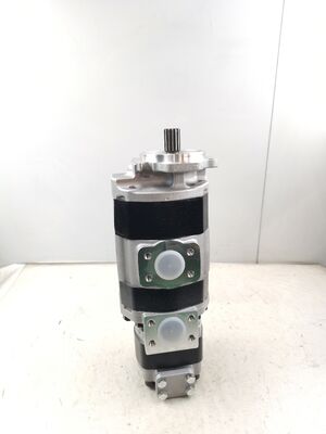 Αντλία γραναζιών υδραυλική Kawasaki 90ZV-5 44083-61860/SDL30-71.4+50.4+（20） Υδραυλικά ανταλλακτικά από χυτοσίδηρο για εξοπλισμό τροχοφόρων φορτωτών
