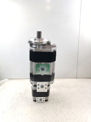 Αντλία γραναζιών υδραυλική Kawasaki 90ZV-5 44083-61860/SDL30-71.4+50.4+（20） Υδραυλικά ανταλλακτικά από χυτοσίδηρο για εξοπλισμό τροχοφόρων φορτωτών