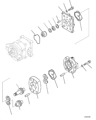 705-52-21250 συνέλευση SAR 63 αντλιών εργαλείων + SBR 10 GD555 GD655 GD675